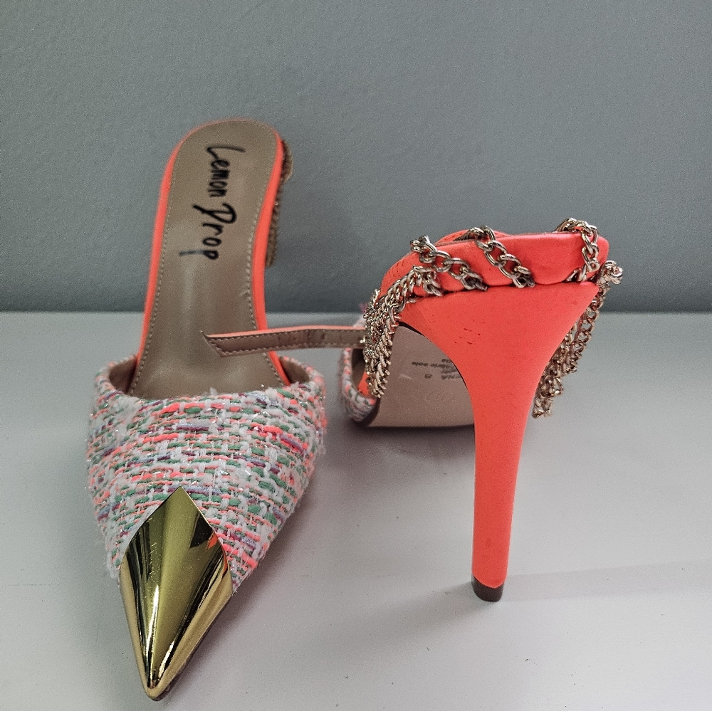 Lemon Drop by Privileged Queena Tweed Heels
